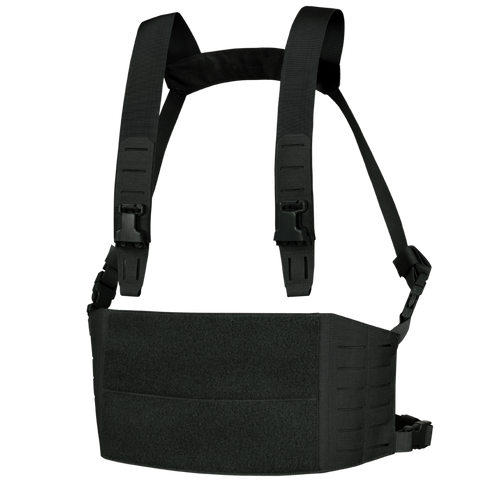 The Condor LCS VAS Harness Kit is shown on a plain background, featuring adjustable shoulder and waist straps, a front pouch, and modular attachment points—perfect for military or first responder use.