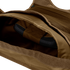 A close-up of the inside of the Condor EXO Plate Carrier Gen II reveals a black protective plate inserted into its pocket.