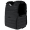 The Condor EXO Plate Carrier Gen II in black features MOLLE webbing, multiple attachment points, adjustable shoulder and side straps for a secure fit, and a 3D mesh liner for comfort—ideal for protective use.