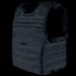 The Condor EXO Plate Carrier Gen II in navy features adjustable shoulder straps, a 3D mesh liner for comfort, and multiple MOLLE webbing points for personal protection and gear carrying.