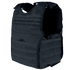 The Condor EXO Plate Carrier Gen II in navy features adjustable shoulder straps, a 3D mesh liner for comfort, and multiple MOLLE webbing points for personal protection and gear carrying.
