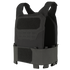 The Condor Specter Plate Carrier, a black tactical vest with adjustable straps and Velcro panels, designed for military or law enforcement use, is displayed against a plain background.
