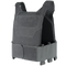 The Condor Specter Plate Carrier is a black tactical vest with front and side Velcro panels, designed to hold protective armor inserts for law enforcement or first responder use.