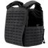 The Condor Vanquish RS Plate Carrier is a black tactical vest with laser-cut MOLLE webbing, adjustable shoulder straps, and reinforced grab handles, displayed on a white background.