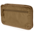 The Condor Stowaway Chest Rig is a tan rectangular zippered pouch crafted from durable fabric, with a front zipper pocket and reinforced edges—perfect for law enforcement or first responders.