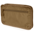 The Condor Stowaway Chest Rig is a tan rectangular zippered pouch crafted from durable fabric, with a front zipper pocket and reinforced edges—perfect for law enforcement or first responders.