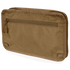 The Condor Stowaway Chest Rig is a tan rectangular zippered pouch crafted from durable fabric, with a front zipper pocket and reinforced edges—perfect for law enforcement or first responders.