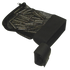 Condor M4/M16 Brass Catcher—black mesh and fabric cup holder with strap, designed to attach to objects or surfaces, shown on a plain background.