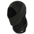 The Condor Multi Wrap is a black tactical face and neck cover, perfect for military or shooting range use. It covers the entire head except the eyes, with the Condor logo near the bottom.