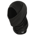 The Condor Multi Wrap is a black tactical face and neck cover, perfect for military or shooting range use. It covers the entire head except the eyes, with the Condor logo near the bottom.