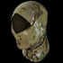 The Condor Multi Wrap - MultiCam is an open-face balaclava with a camouflage pattern and features the Condor logo near the bottom edge.