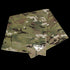 The Condor Multi Wrap - MultiCam is a folded, camouflage-patterned fabric bandana with the Condor logo in white on one corner, shown on a white background.