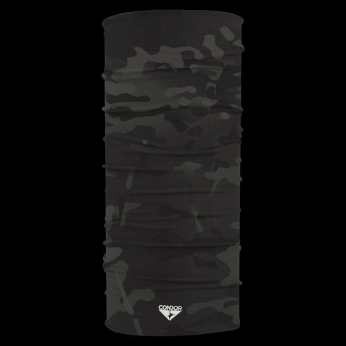 The Condor Multi Wrap in MultiCam Black features the Condor logo near the bottom center and offers versatile camouflage style.