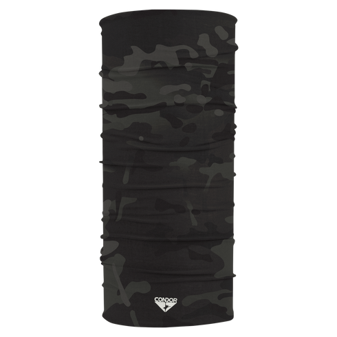 The Condor Multi Wrap in MultiCam Black features the Condor logo near the bottom center and offers versatile camouflage style.