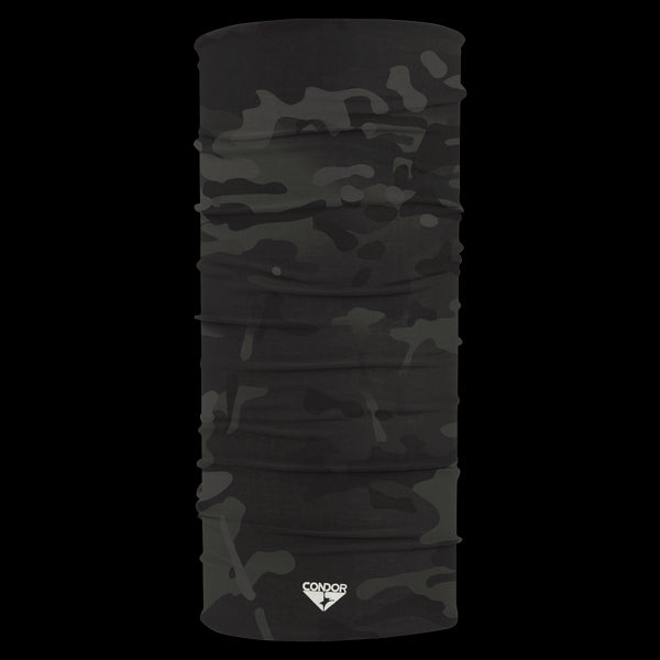The Condor Multi Wrap in MultiCam Black features the Condor logo near the bottom center and offers versatile camouflage style.