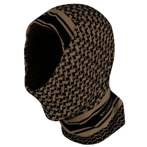 The Condor Multi Wrap in Shemagh Coyote Brown is a versatile headwear piece combining style and practicality, ideal for any adventure.