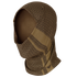 The Condor Multi Wrap in Condor Logo Coyote Brown is versatile headwear that covers the head, neck, and lower face. Displayed on a plain background, it features a patterned design and can be worn multiple ways.