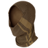The Condor Multi Wrap in Condor Logo Coyote Brown is versatile headwear that covers the head, neck, and lower face. Displayed on a plain background, it features a patterned design and can be worn multiple ways.