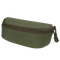The Condor Sunglasses Case is a closed, rectangular green fabric pouch with a rounded top and a visible zipper pull.