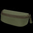 The Condor Sunglasses Case is a closed, rectangular green fabric pouch with a rounded top and a visible zipper pull.