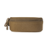 The Condor Sunglasses Case is a small, rectangular, khaki zippered pouch with dual zipper pulls and a fabric handle on one side, displayed against a white background.