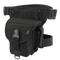 The Condor Cross Over Leg Rig features multiple zippered pockets, an adjustable waist strap, and a front flap with a plastic buckle—perfect for bushcraft adventures or shooting range visits.
