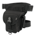 The Condor Cross Over Leg Rig features multiple zippered pockets, an adjustable waist strap, and a front flap with a plastic buckle—perfect for bushcraft adventures or shooting range visits.