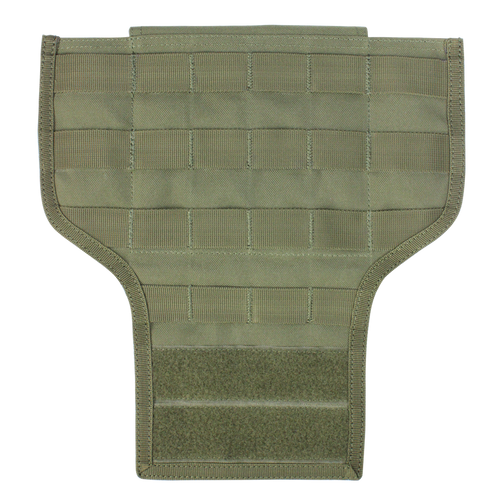 The Condor MCR Bib Integration Kit in Scorpion OCP features reinforced stitching and multiple MOLLE webbing rows for gear attachment, designed for military and law enforcement use.