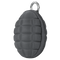 The Condor Grenade Key Chain Pouch is a small, oval black zippered case with a textured grid surface and a metal carabiner—ideal for EDC or bushcraft essentials.
