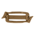 The UTX Siamese Slik Clip (10 Pack) features tan plastic clips with a rectangular center and hook-shaped ends—perfect for tactical gear or military use.