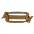 The UTX Siamese Slik Clip (10 Pack) features tan plastic clips with a rectangular center and hook-shaped ends—perfect for tactical gear or military use.