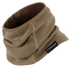 A tan Thermo Neck Gaiter by Condor features visible stitching and a black tag with the brand name on the side.