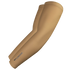Condor Arm Sleeves in tan, featuring brand logo near the wrist, designed for EDC or military use, shown on a transparent background.