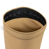 Close-up of Condor Arm Sleeves showing the beige opening with zigzag stitching and a black elastic band inside the edge, designed for moisture-wicking comfort.