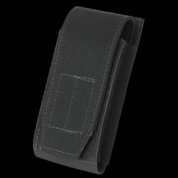 The Condor QD M4 Mag Pouch (2 Pack) features a black nylon build with flap closure, reinforced stitching, and a rectangular front design—perfect for bushcraft trips or organizing shooting range essentials.