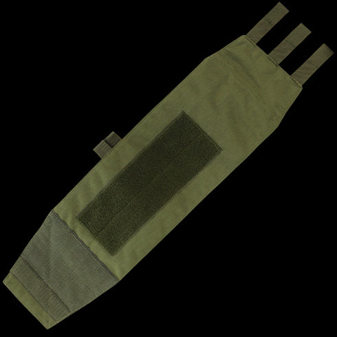 The Condor VAS Modular Cummerbund | SALE is an olive green tactical strap with hook-and-loop fasteners and reinforced stitching for secure attachment to gear or equipment.