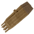 The Condor VAS Modular Cummerbund in tan is shown laid flat, featuring multiple MOLLE attachment loops and hook-and-loop fasteners. Now on sale.
