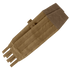 Two Condor VAS Modular Cummerbunds in brown, each featuring multiple loops, a Velcro panel at one end, and a fastening tab at the other, are laid side by side on a white background.