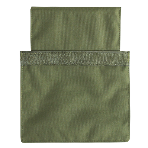The Condor VAS Side Plate Insert (Pair) is shown as a green fabric pouch with a partially open flap revealing its Velcro closure.