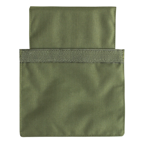 The Condor VAS Side Plate Insert in Scorpion OCP is a rectangular tactical pouch with a hook-and-loop flap, ideal for military or first responder use. Shown against a white background.