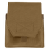 The Condor VAS Side Plate Insert (Pair) is a tan tactical pouch made of durable fabric with a hook-and-loop flap cover, ideal for military or law enforcement use.
