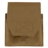 The Condor VAS Side Plate Insert (Pair) is a tan tactical pouch made of durable fabric with a hook-and-loop flap cover, ideal for military or law enforcement use.