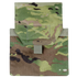 The Condor VAS Side Plate Insert in Scorpion OCP is a tactical military pouch featuring a camouflage pattern, flap closure, and a small front pull tab.