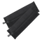 The Condor VAS Zipper Strips are two black fabric straps with zippers and hook-and-loop fasteners, arranged in a crisscross pattern—perfect for organizing bushcraft or first responder gear.