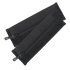 The Condor VAS Zipper Strips are two black fabric straps with zippers and hook-and-loop fasteners, arranged in a crisscross pattern—perfect for organizing bushcraft or first responder gear.