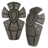 Two Condor Knee Pad Pro Inserts, black with segmented design and multiple ventilation holes, are positioned side by side on a white background.