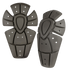Two Condor Knee Pad Pro Inserts, black with segmented design and multiple ventilation holes, are positioned side by side on a white background.