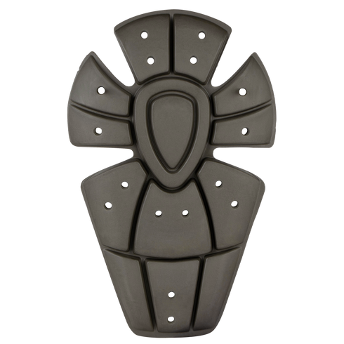 The Condor Knee Pad Pro Inserts are molded black pads with multiple segmented sections and ventilation holes, designed for sports or safety gear.
