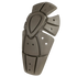 The Condor Knee Pad Pro Inserts are curved, segmented gray armor pieces with a central raised area and multiple holes, designed for protective padding in sports or motorcycling.
