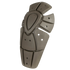 The Condor Knee Pad Pro Inserts are curved, segmented gray armor pieces with a central raised area and multiple holes, designed for protective padding in sports or motorcycling.